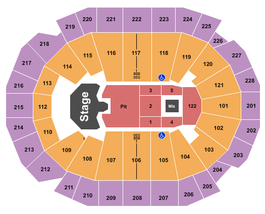 Fiserv Forum GHOST Seating Chart